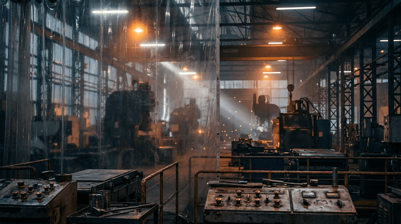 Industrialist in shipyard at night looking up at ship hull